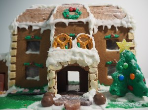 Christmas gingerbread house baking recipe
