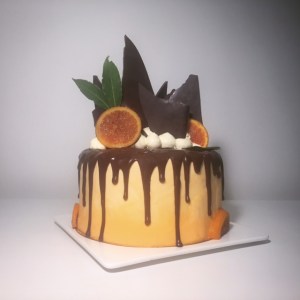 Chocolate Orange Flourless Drip Cake