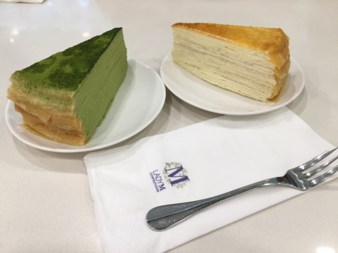 The Famous Lady M crepe cakes in New York