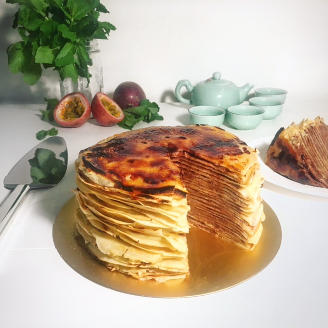 My instragrammed crepe cake