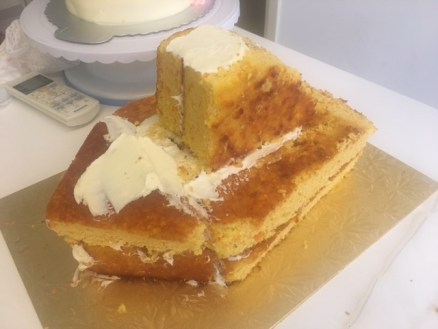 boat cake construction