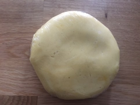 tart dough - pressed into a flat disc and refrigerate for at least 1 hour